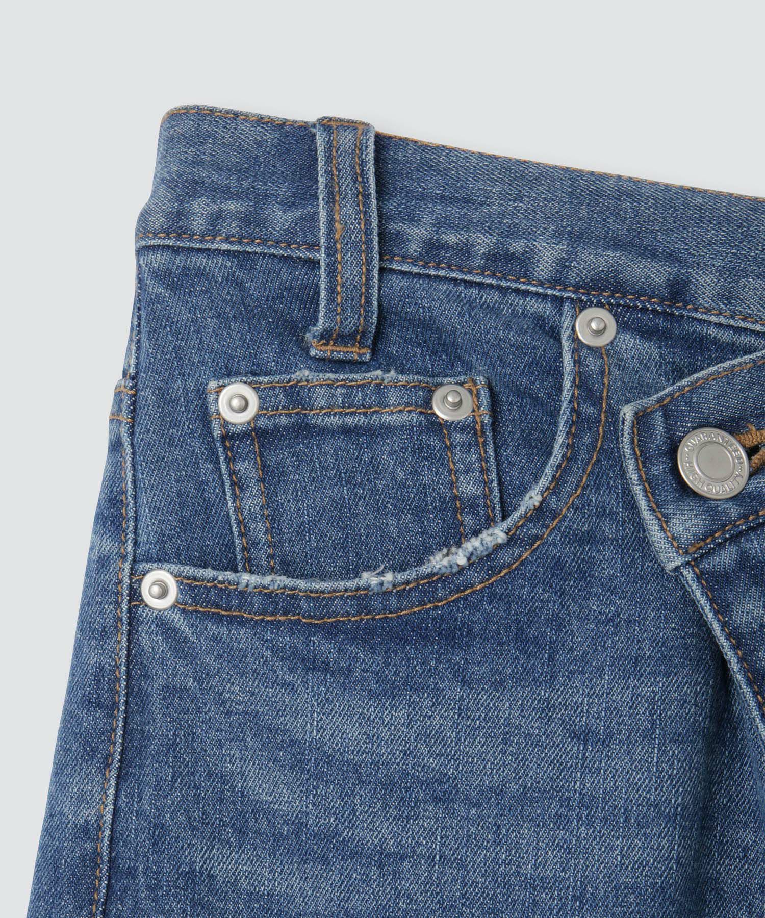 ラップ ウエスト ワイド デニム KINO THE KEI