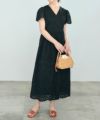 手洗い可Vネックレースおしゃれフェミニンナチュラル上品大人可愛いきれいめ夏ジョイントスペース