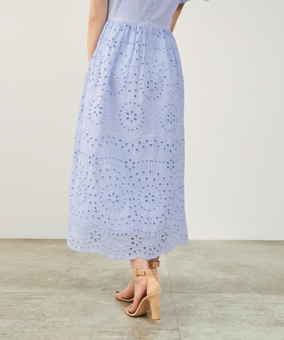 手洗い可Vネックレースおしゃれフェミニンナチュラル上品大人可愛いきれいめ夏ジョイントスペース