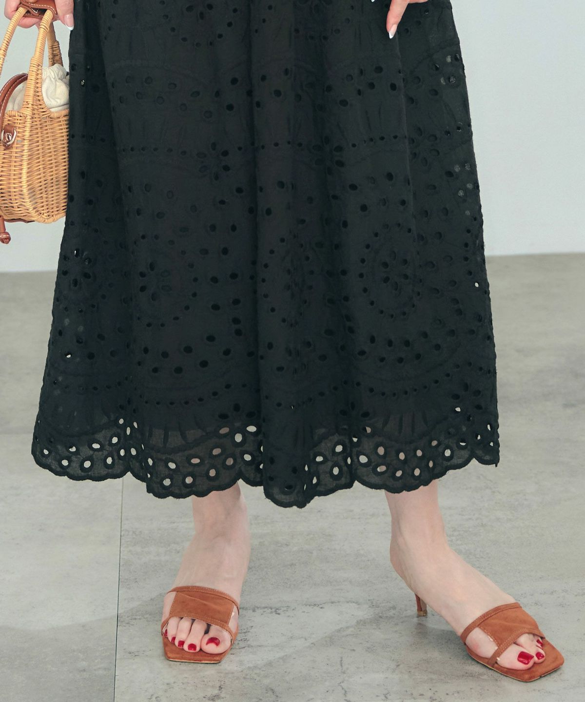 手洗い可Vネックレースおしゃれフェミニンナチュラル上品大人可愛いきれいめ夏ジョイントスペース