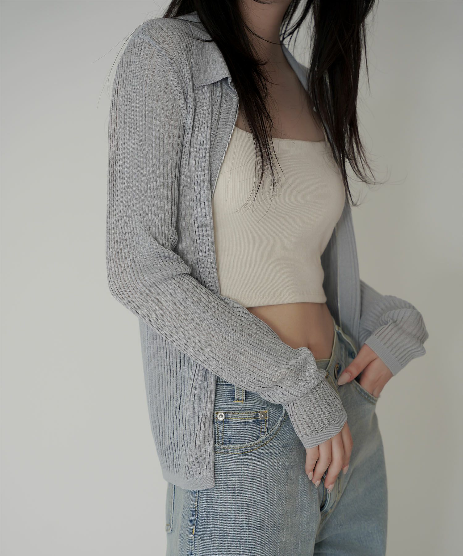 ストラップ付 バンドゥ キャミソール KINO THE KEI 全3色｜ktk561-0079【1】