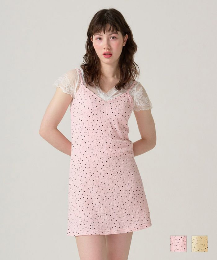 スター＆ドット キャミワンピース TINA：JOJUN（ワンピース