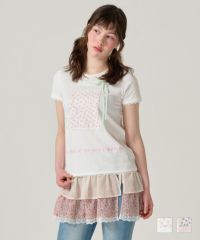 トップス/半袖/Tシャツ/コラージュ