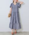 新色追加手洗い可Vネックフレアおしゃれフェミニン上品大人可愛いきれいめ体型カバー夏ジョイントスペース