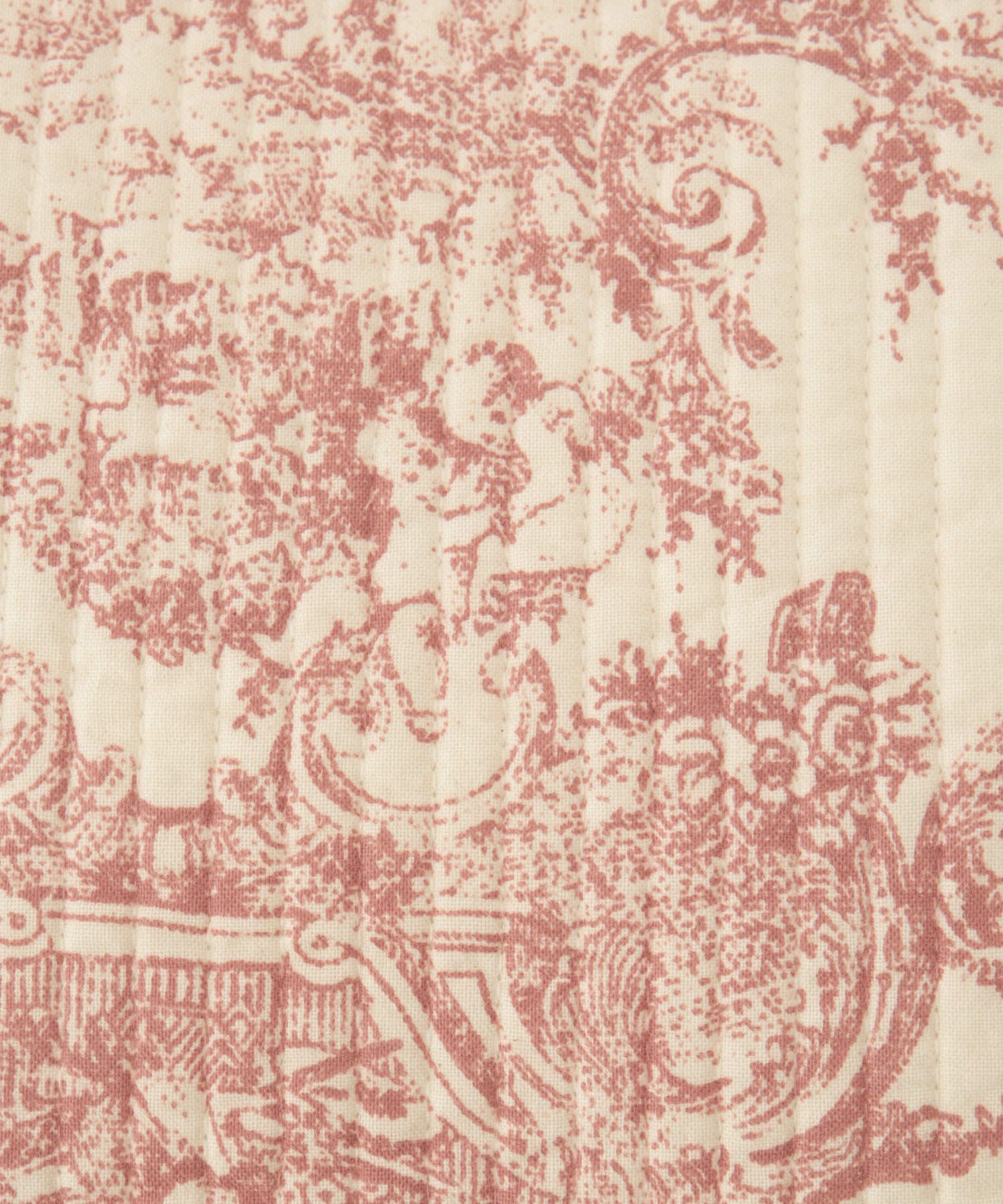 ポーチ パール トワルドジュイ ヌビ 韓国 トラベルポーチ ベージュ チャコール ピンクジュイ柄 グレージュイ柄 パールトリム