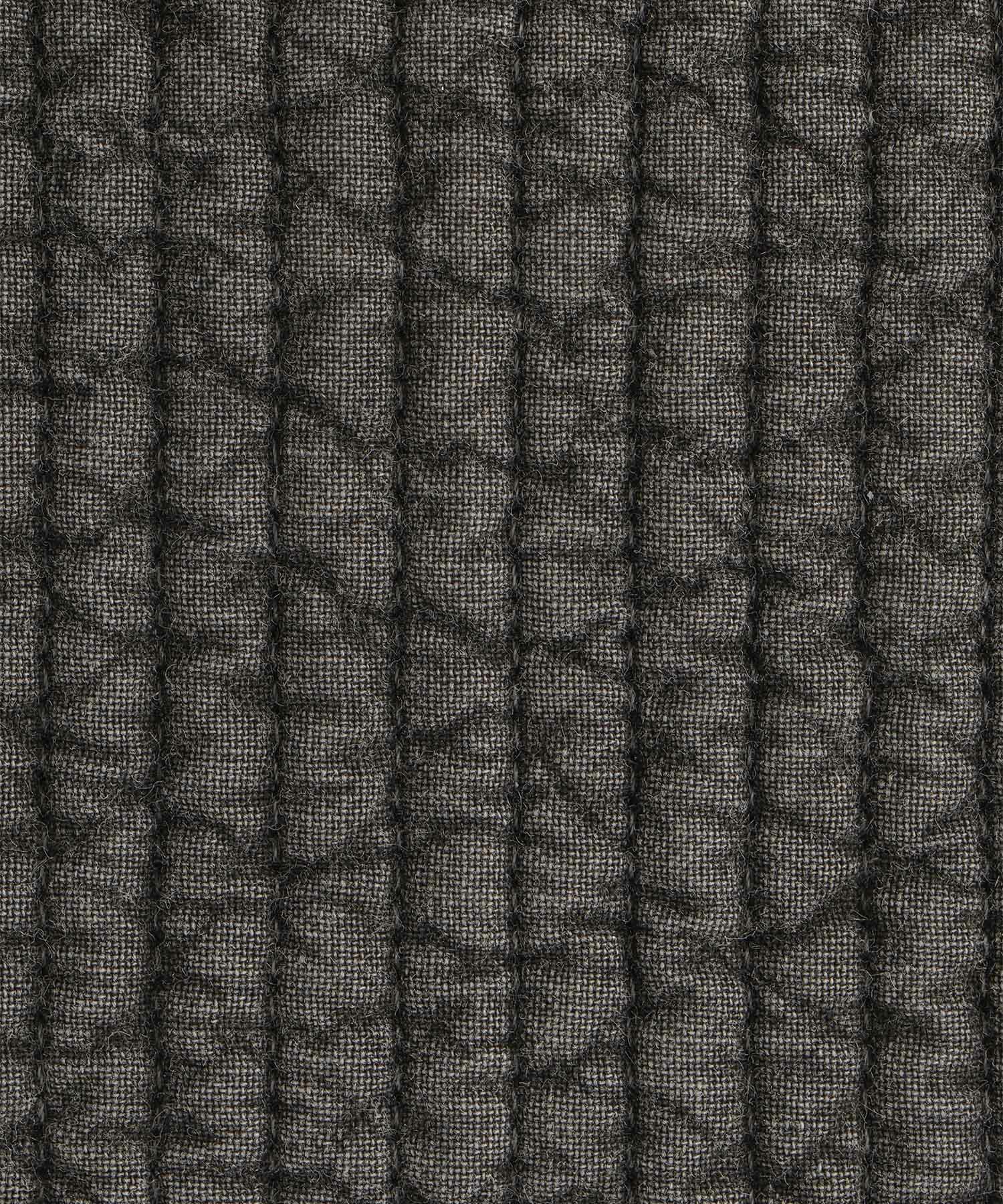 ポーチ パール ヌビ 韓国 アイボリー グレー チャコール ブラック パールトリム フラット ミニ