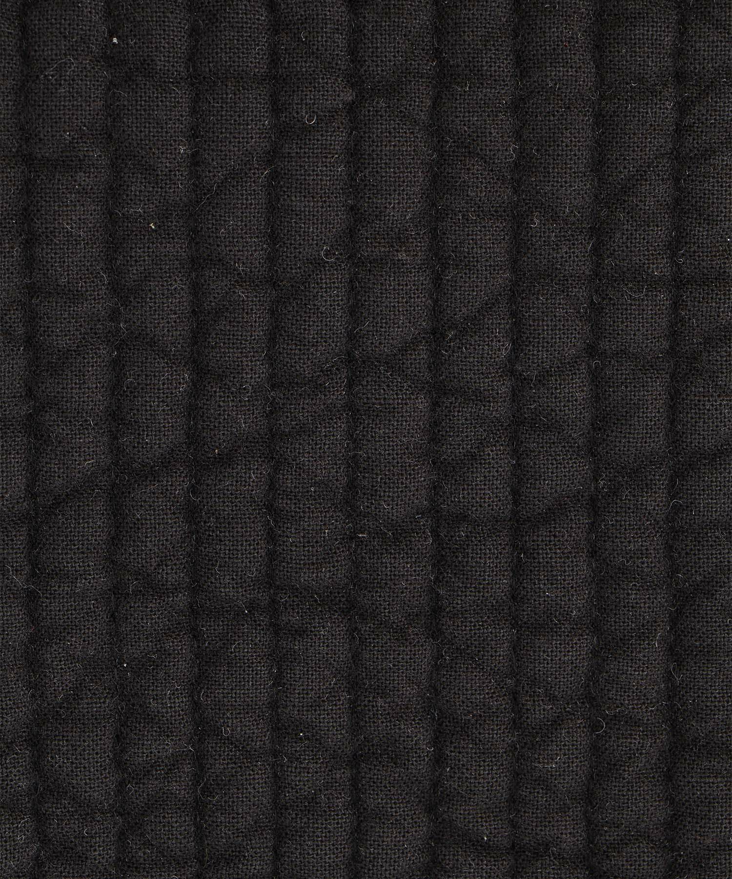 ポーチ パール ヌビ 韓国 アイボリー グレー チャコール ブラック パールトリム フラット ミドル