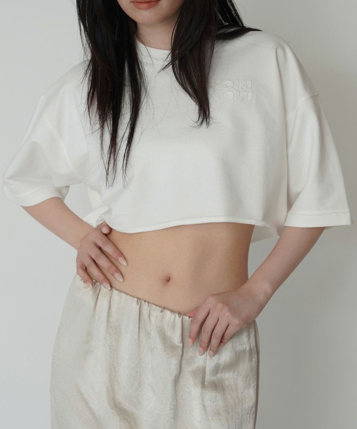 ロゴ刺繍ボクシーTEE KINO THE KEI 全3色｜ktk521-0043【1】