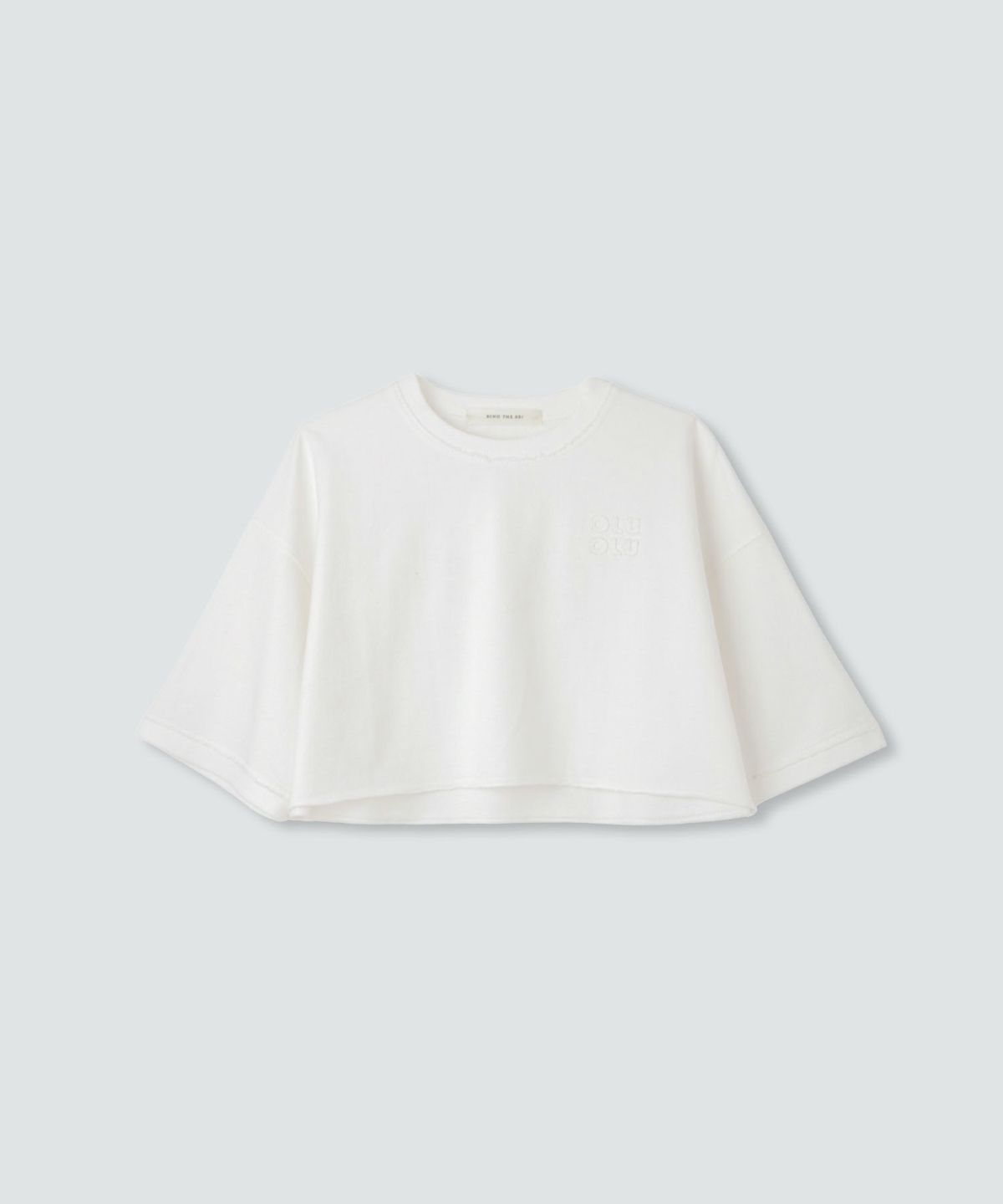 ロゴ刺繍ボクシーTEE KINO THE KEI 全3色｜ktk521-0043【1】