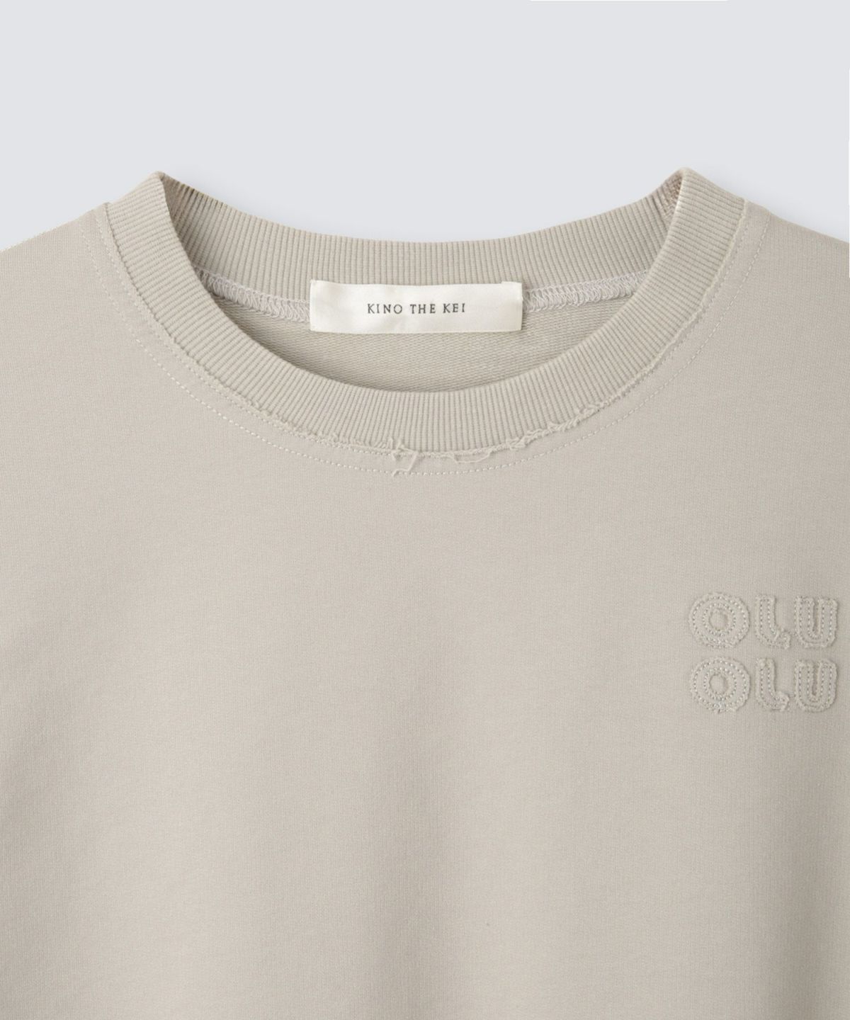 ロゴ刺繍ボクシーTEE KINO THE KEI 全3色｜ktk521-0043【1】