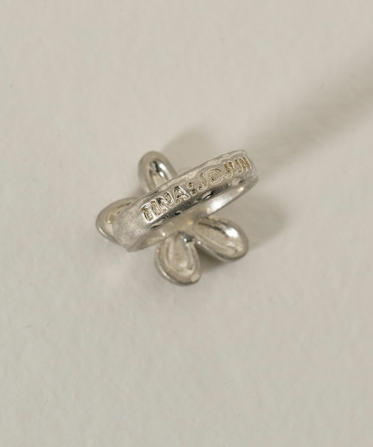 リング/シルバー/アクセサリー/フラワー