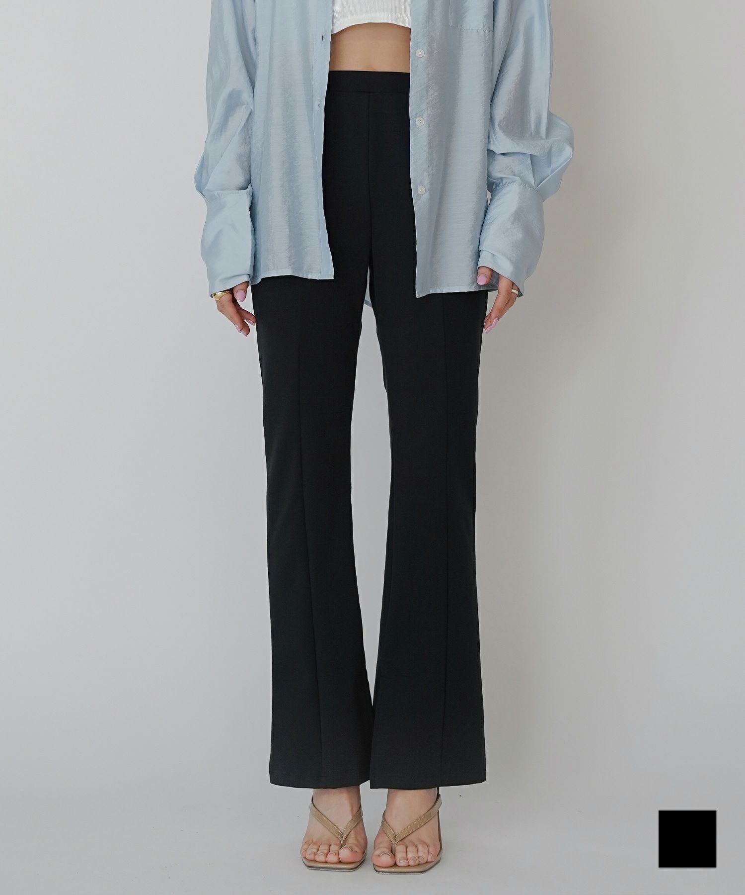 裾スリット レギンス パンツ KINO THE KEI