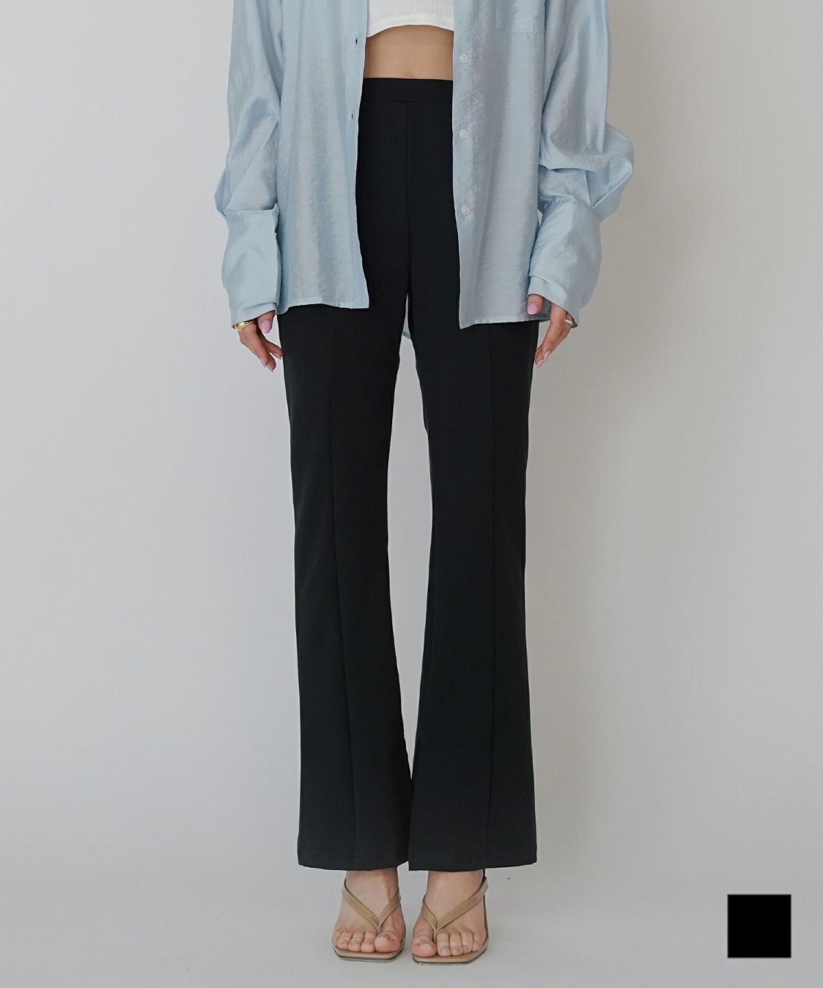 裾スリット レギンス パンツ KINO THE KEI