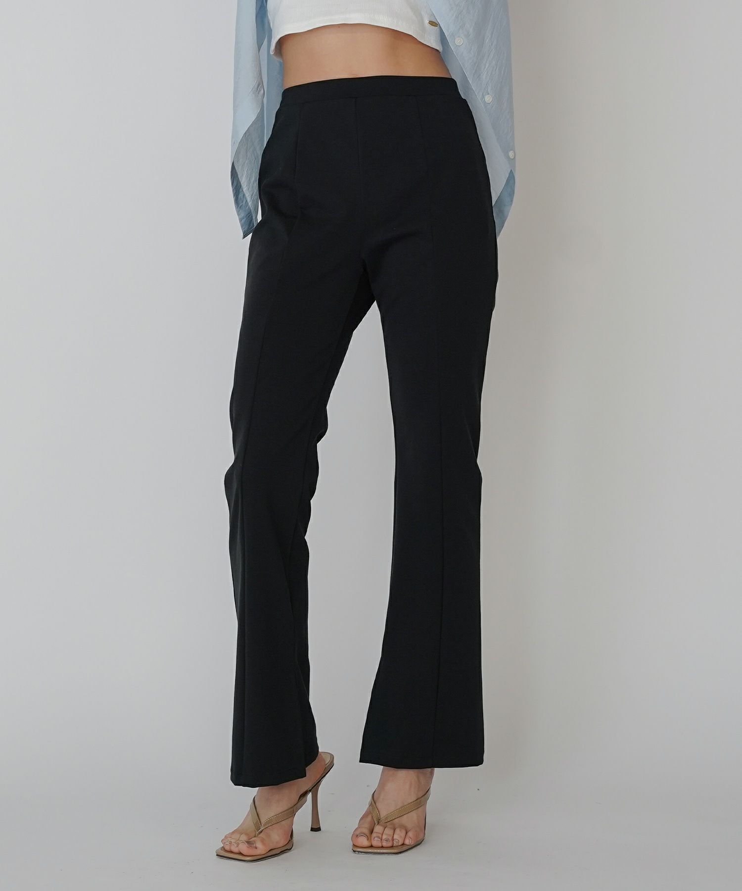 裾スリット レギンス パンツ KINO THE KEI