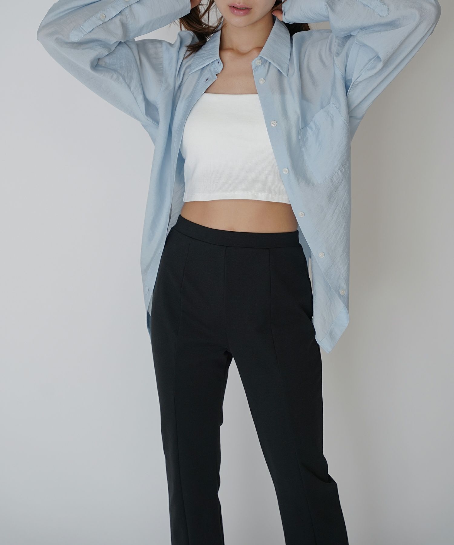 裾スリット レギンス パンツ KINO THE KEI