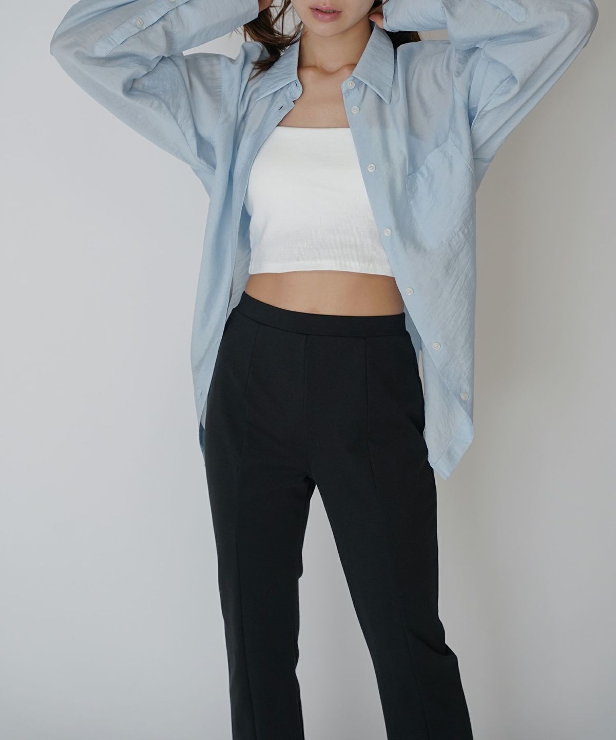 裾スリット レギンス パンツ KINO THE KEI