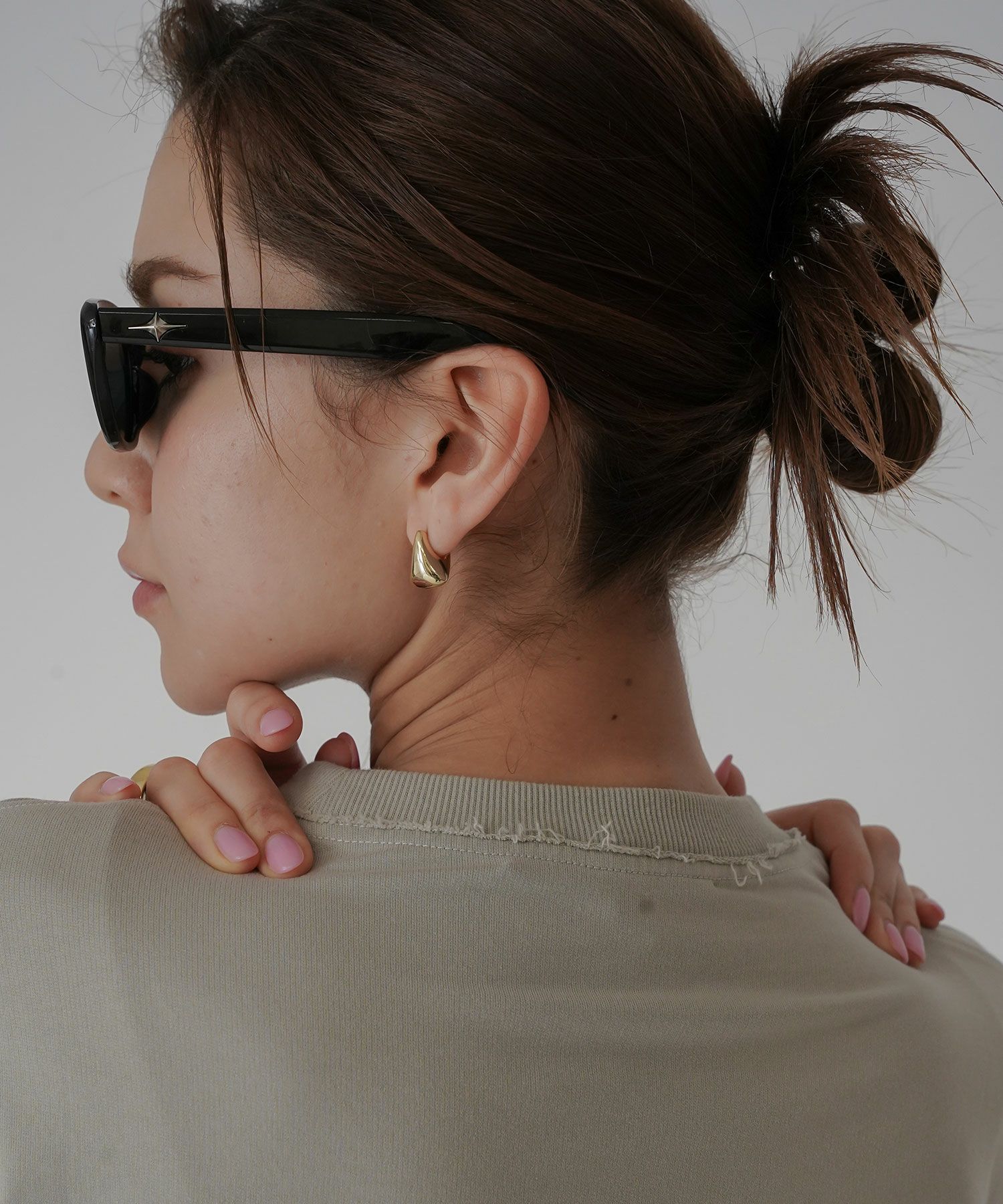 オリジナル リーフ ピアス KINO THE KEI