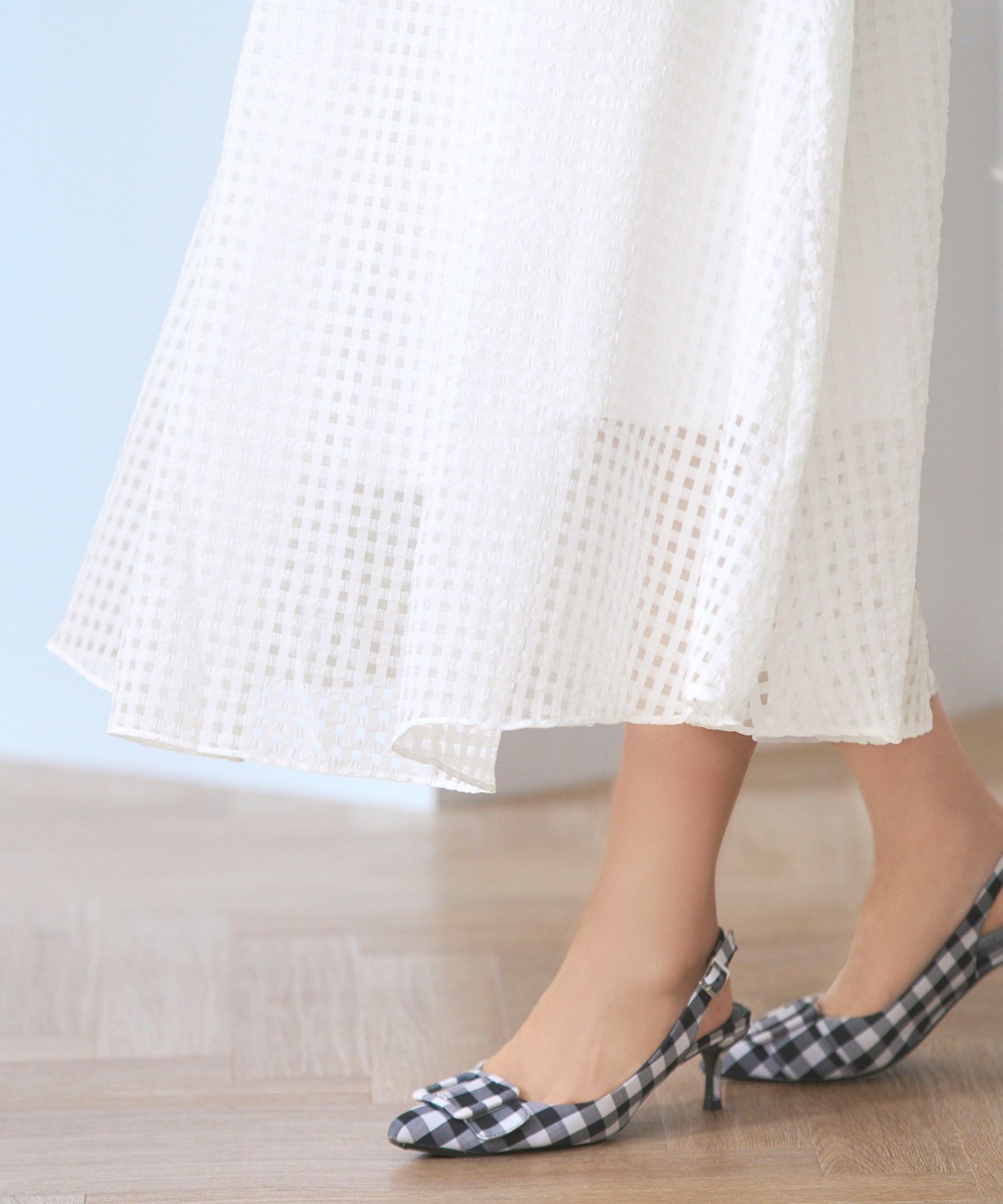 セレクトボトムススカート上品かわいいきれいめオフィス春夏秋白黒膝下フレアレディースジョイントスペース