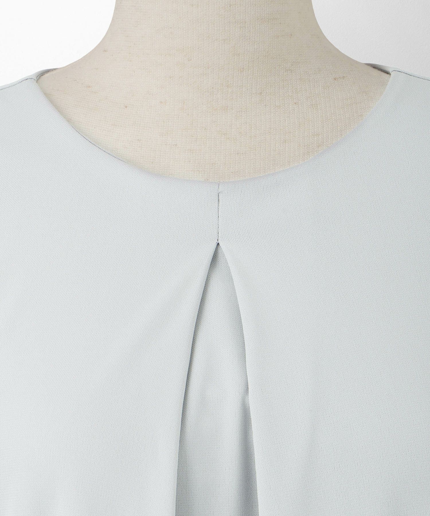 レディース マキシワンピース カップ付き インナー ノースリーブ ホワイト サックス ブラック S M