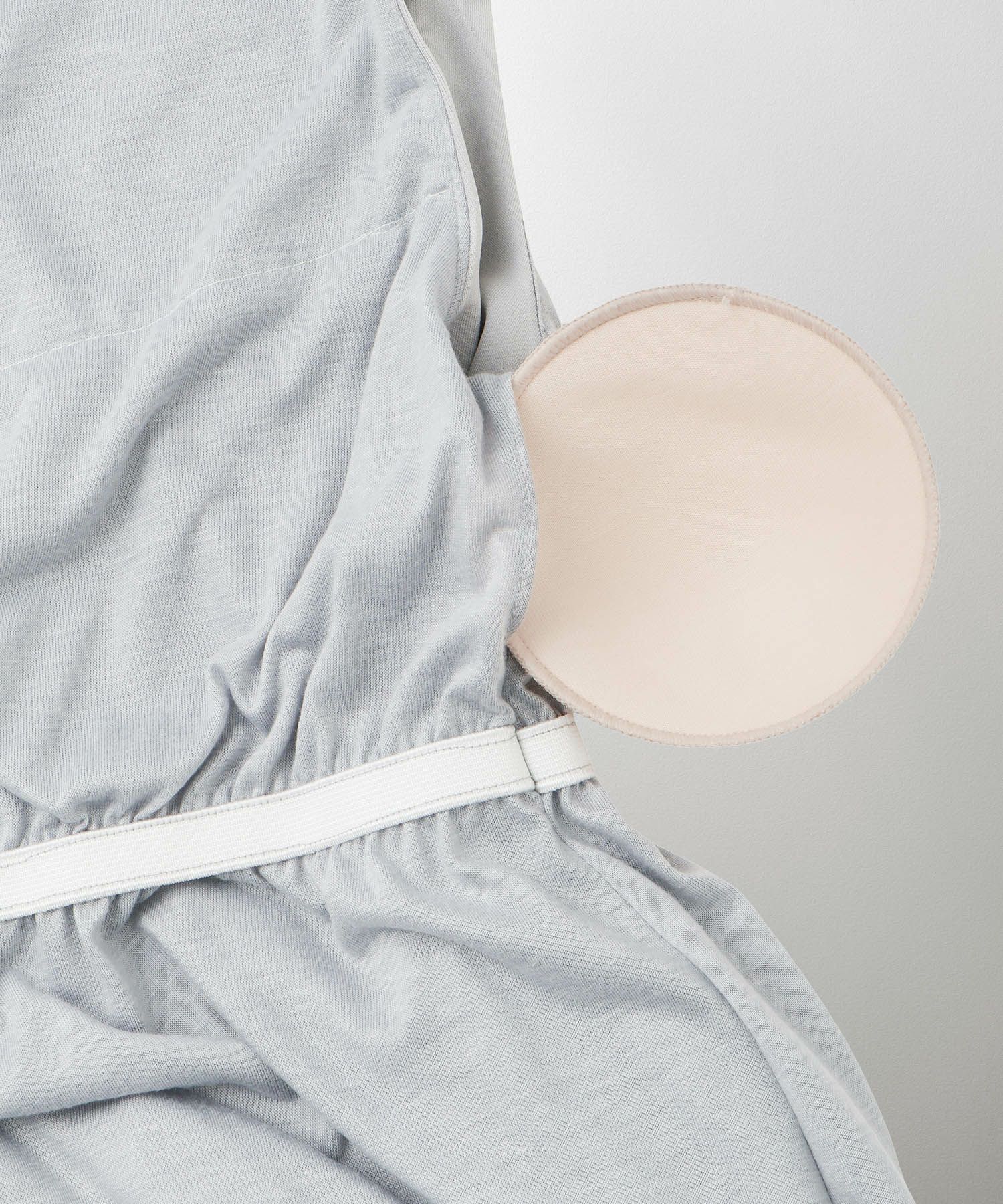 レディース マキシワンピース カップ付き インナー ノースリーブ ホワイト サックス ブラック S M