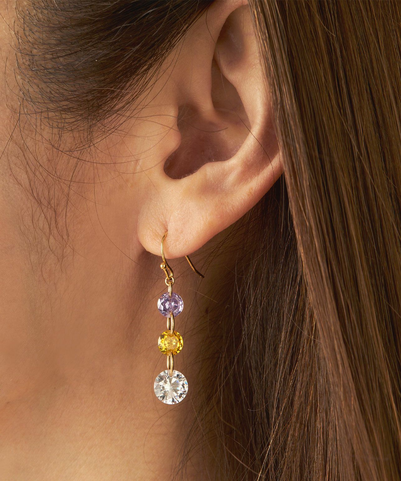 パステル クリスタル ピアス イヤリング Pastel Crystal Pierce Earring