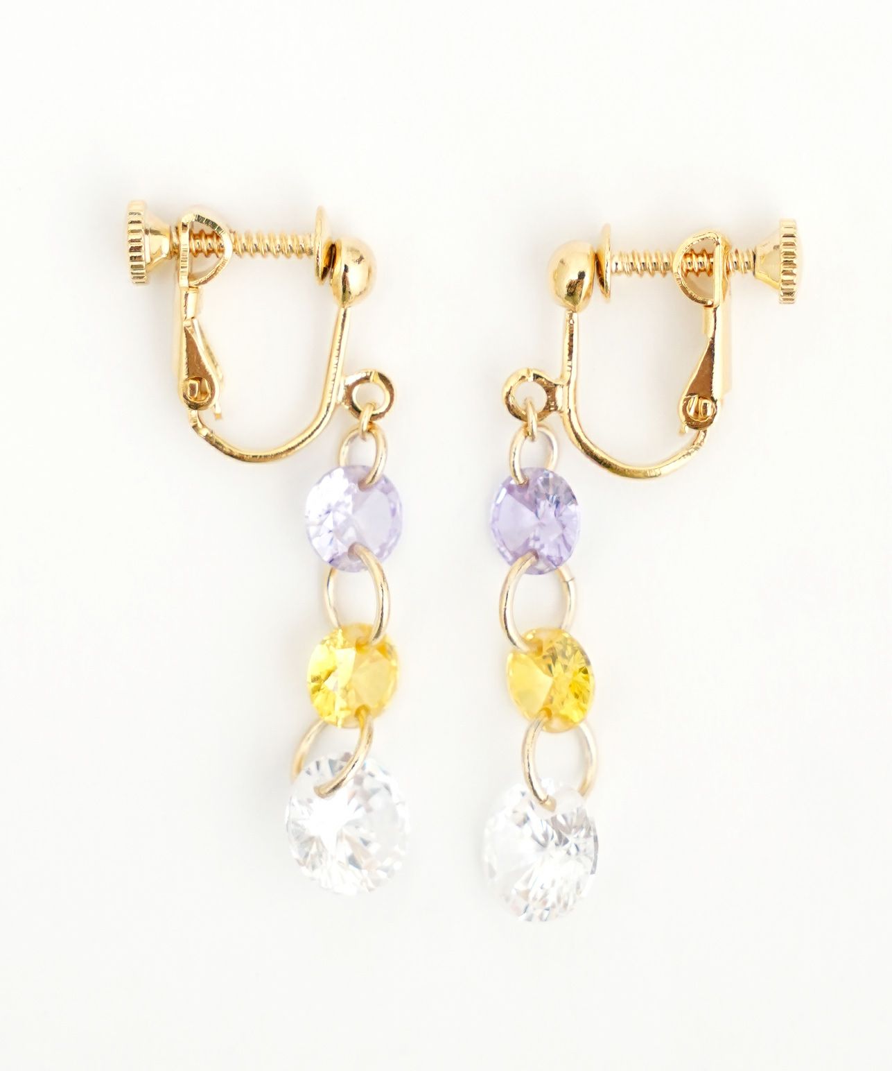 パステル クリスタル ピアス イヤリング Pastel Crystal Pierce Earring