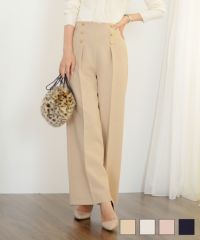 マリンワイドパンツlerevevanillerアイボリー/ピンク/ネイビー