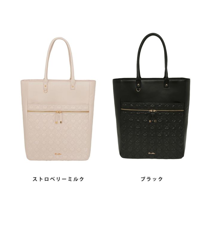 レディース/ビジネスバッグ/A4/軽量/大容量/通勤/バッグ/pc/キャリーオン/トートバッグ/20代/30代/40代/ギフト/td/母の日/春/夏/秋/冬/ハートキルティング/可愛い/推し活/お仕事/ビジネスバッグ/旅行/ハンドル/肩掛け