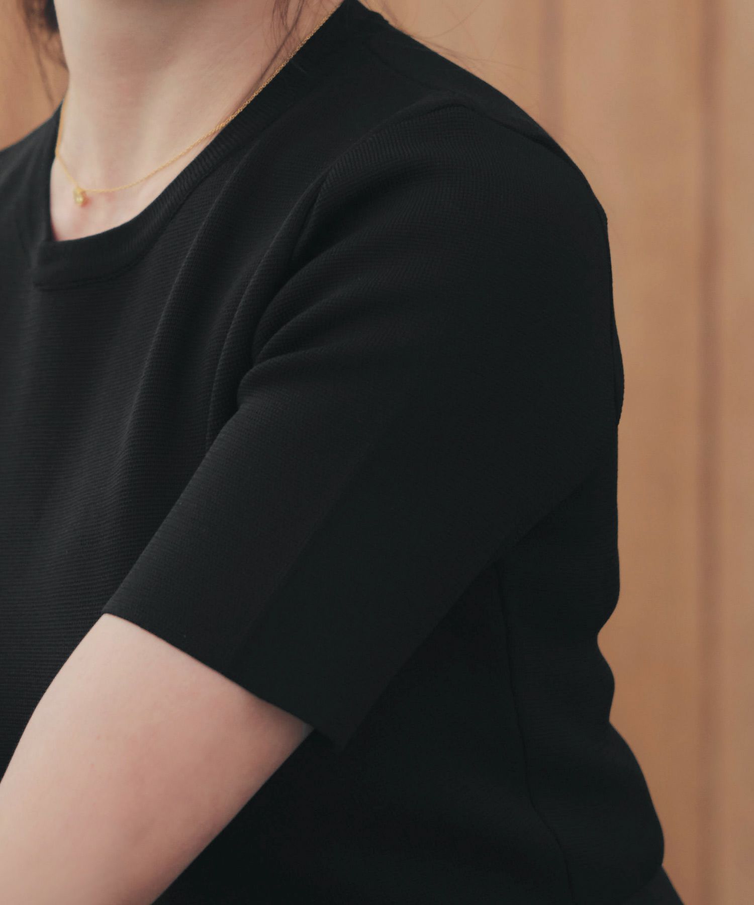 手洗い可上品きれいめボーダー柄大人可愛いオフィスカジュアルフェニミンオフィス白黒ジョイントスペース