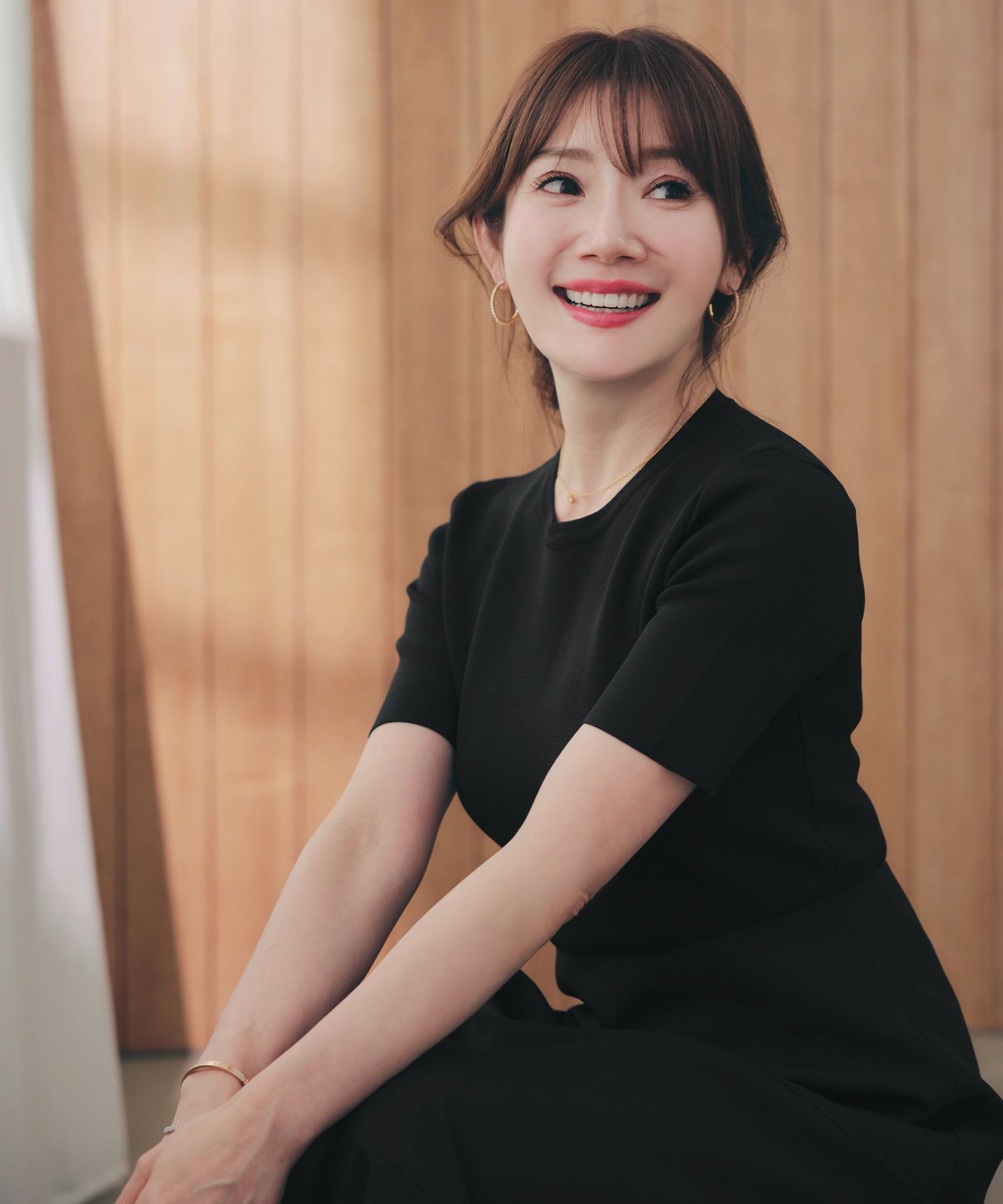 手洗い可上品きれいめボーダー柄大人可愛いオフィスカジュアルフェニミンオフィス白黒ジョイントスペース