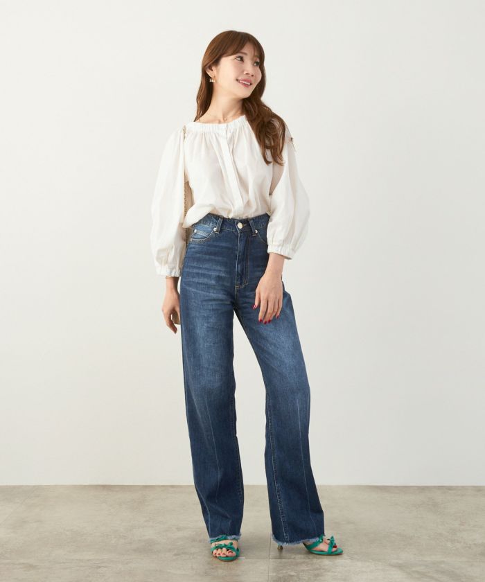 EarlyAutumn-SALE 2WAY スモック ブラウス Liala×PG 全3色