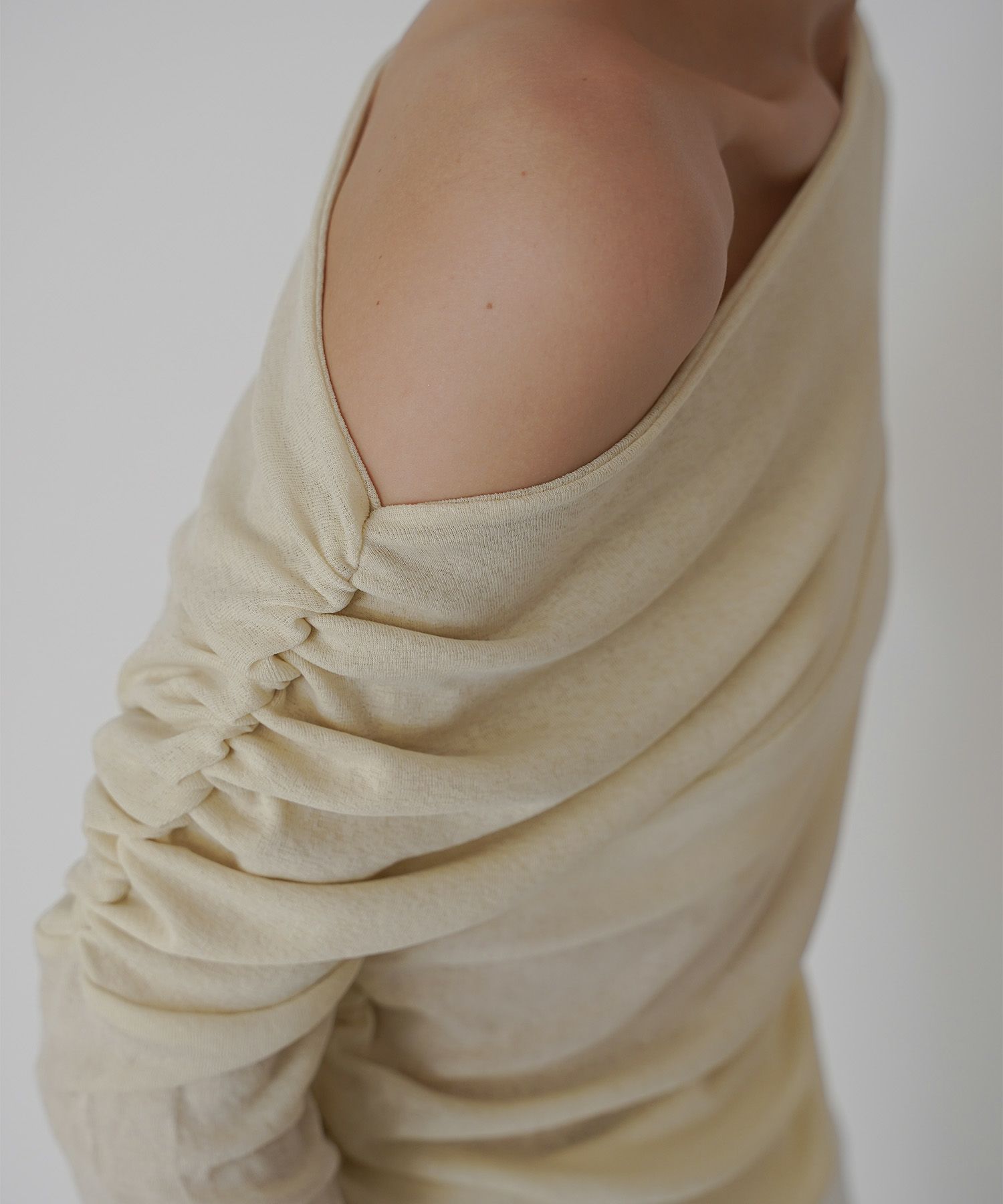 アシンメトリー ドレープ プルオーバー KINO THE KEI 全4色｜ktk521-0086【1】