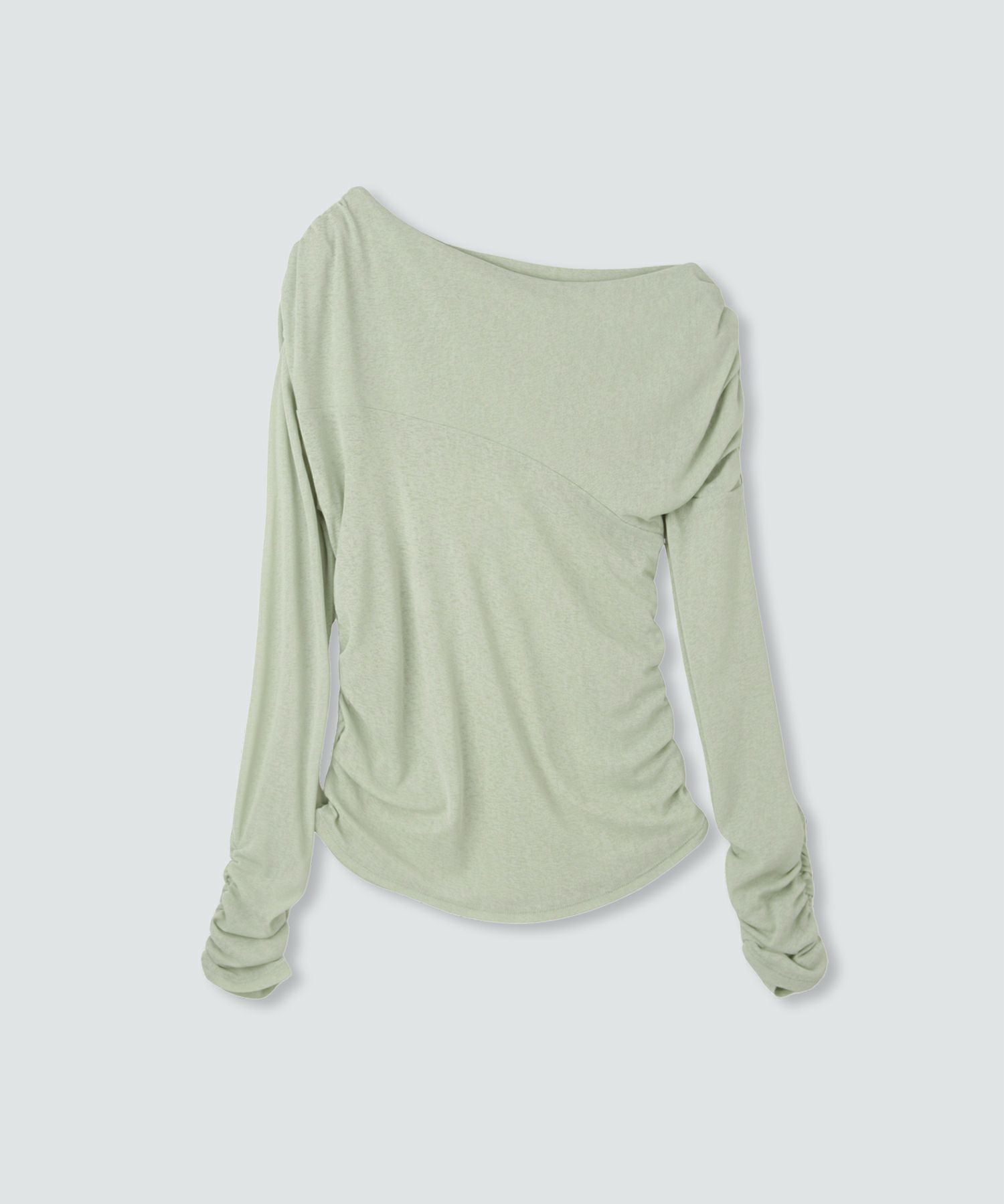 アシンメトリー ドレープ プルオーバー KINO THE KEI 全4色｜ktk521-0086【1】