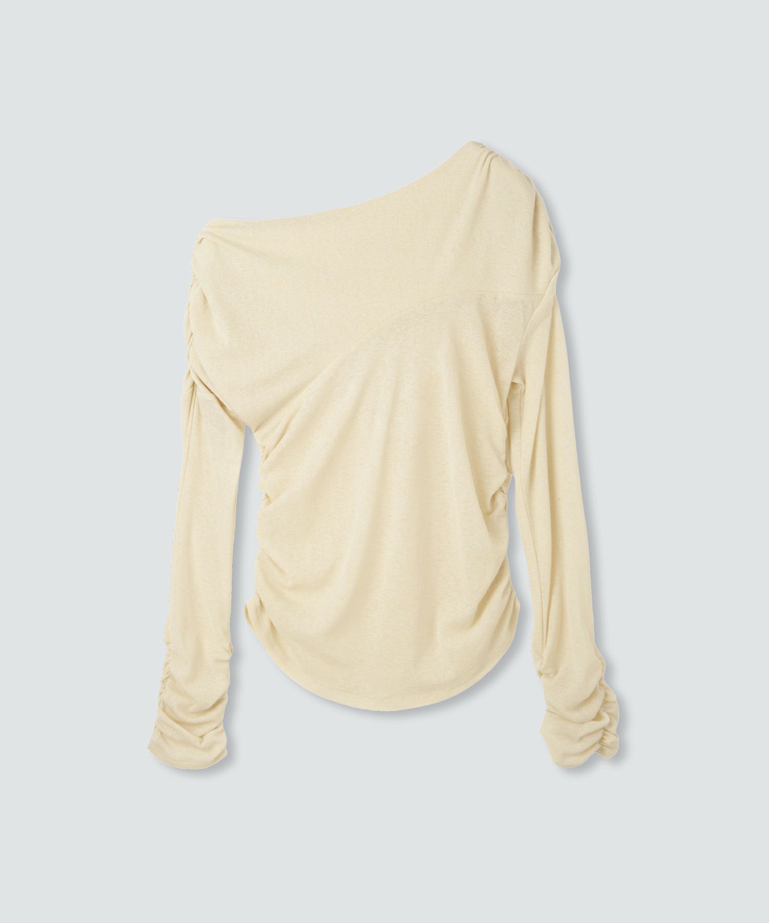 アシンメトリー ドレープ プルオーバー KINO THE KEI 全4色｜ktk521-0086【1】