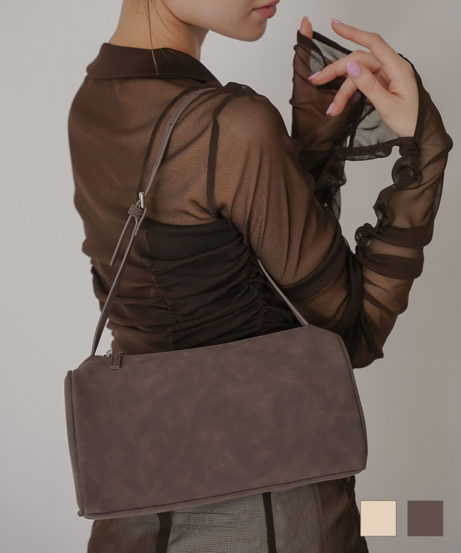 ラウンド ミニ ハンドバッグ KINO THE KEI 全2色｜ktk922-0082【1】