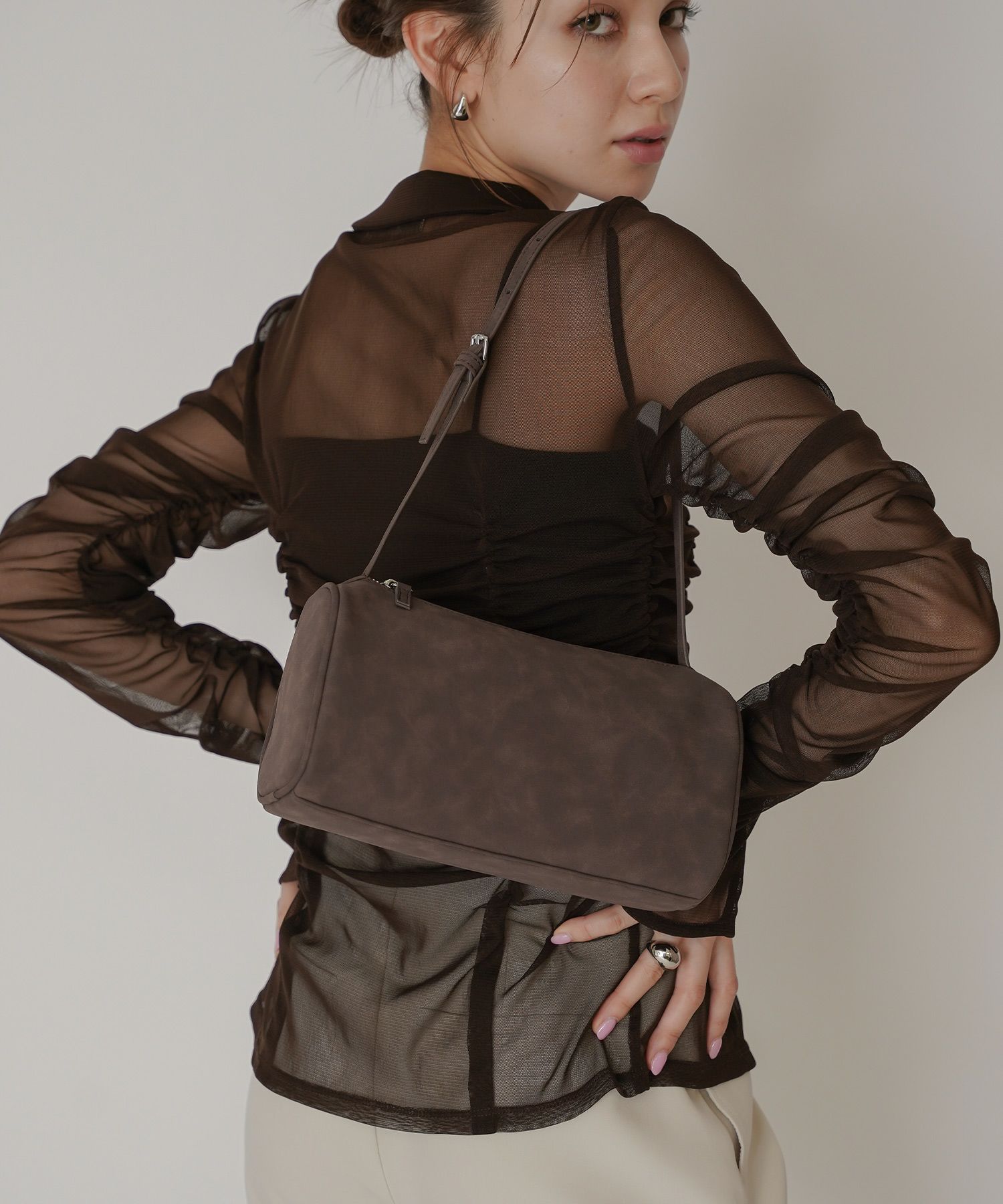 ラウンド ミニ ハンドバッグ KINO THE KEI 全2色｜ktk922-0082【1】