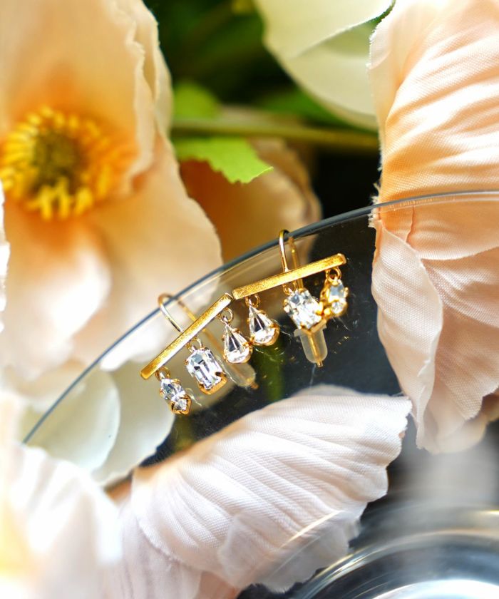 ARTIDA OUD♡シャンデリア シングルピアス*限定*モルガナイト