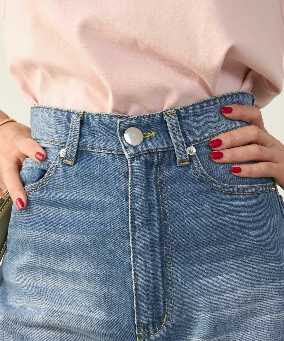 手洗い可かわいい上品きれいめ大人カジュアルセンタープレスフリンジオールシーズンロングシンプル美脚ジョイントスペース