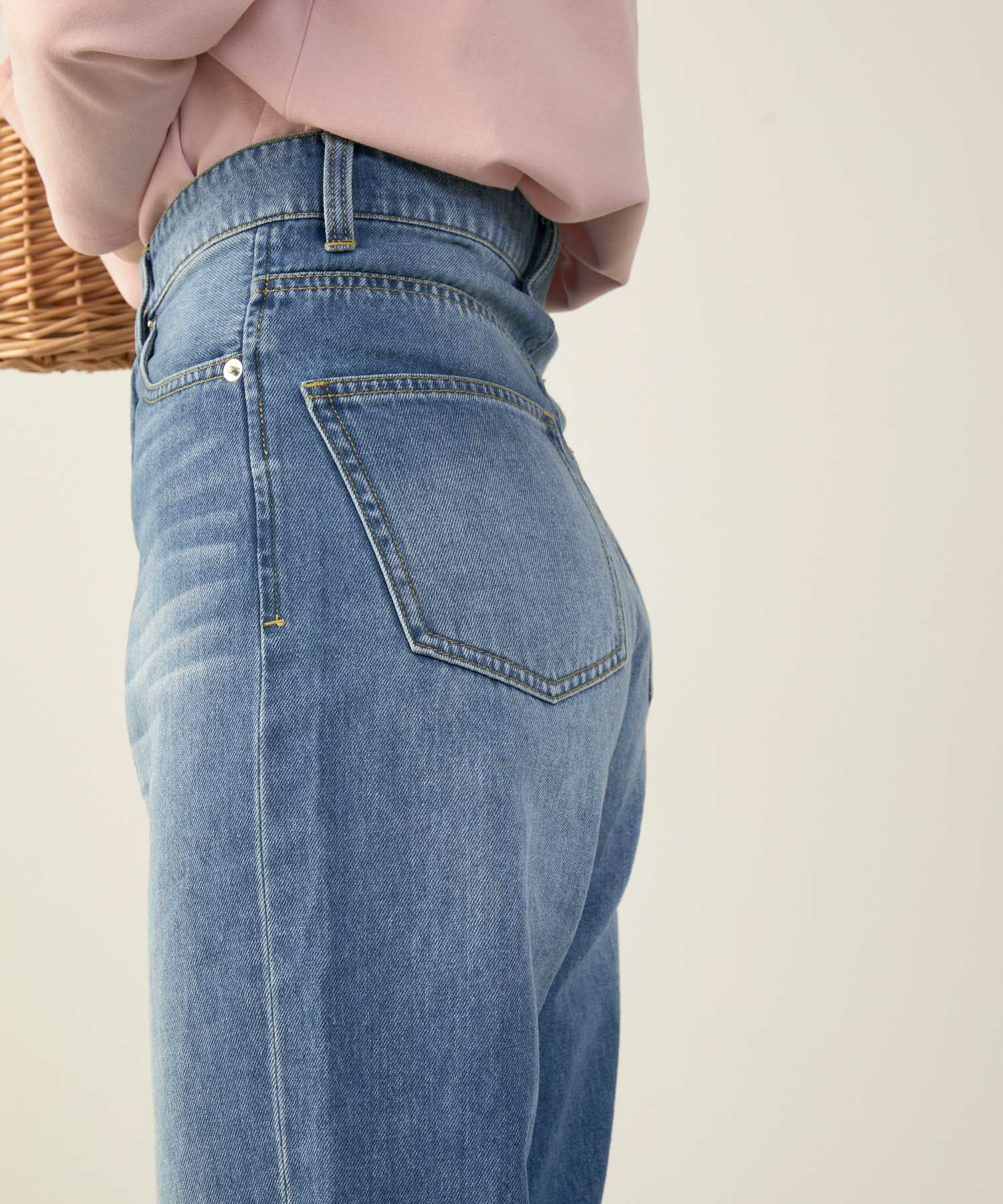 手洗い可かわいい上品きれいめ大人カジュアルセンタープレスフリンジオールシーズンロングシンプル美脚ジョイントスペース