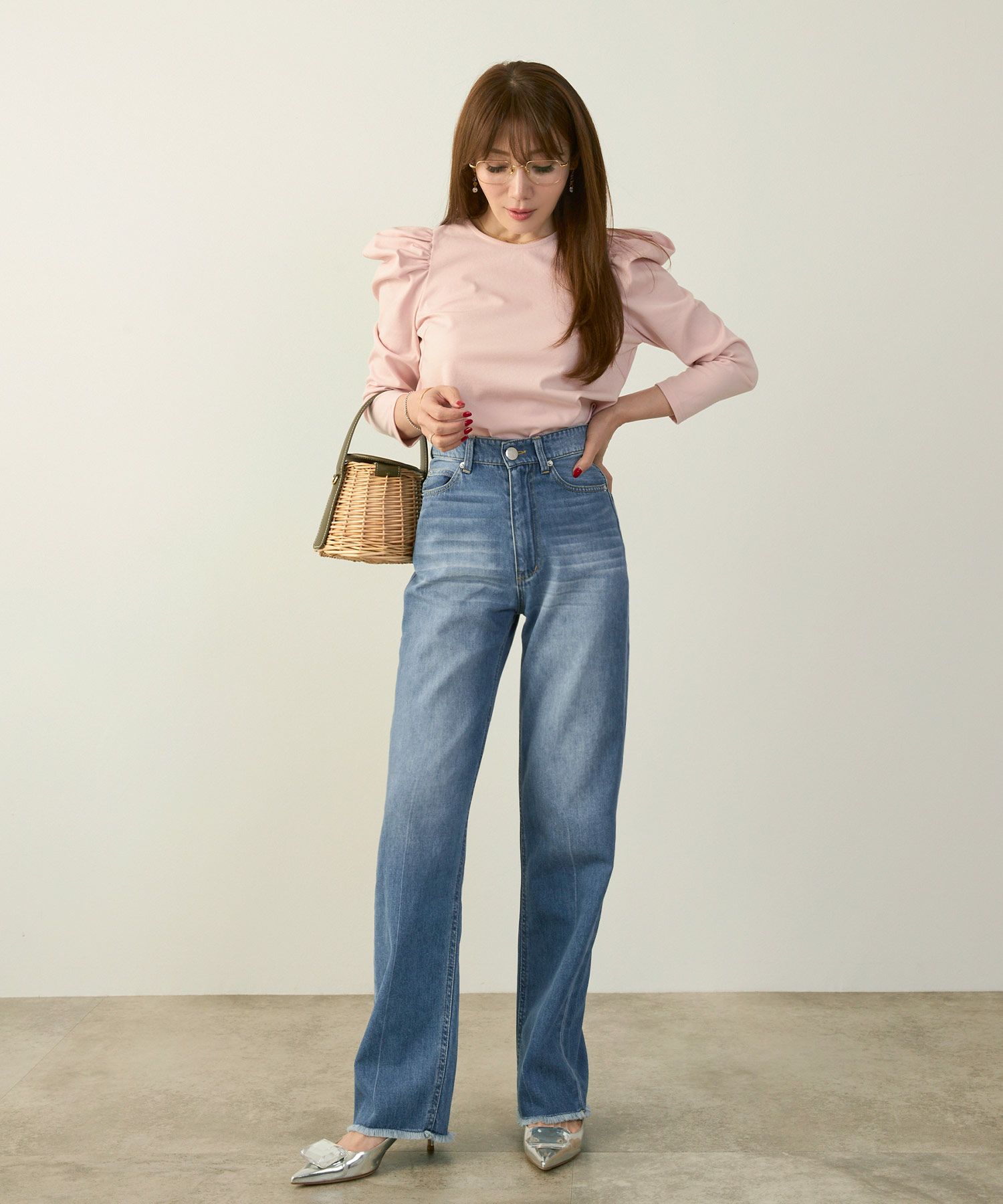 手洗い可かわいい上品きれいめ大人カジュアルセンタープレスフリンジオールシーズンロングシンプル美脚ジョイントスペース