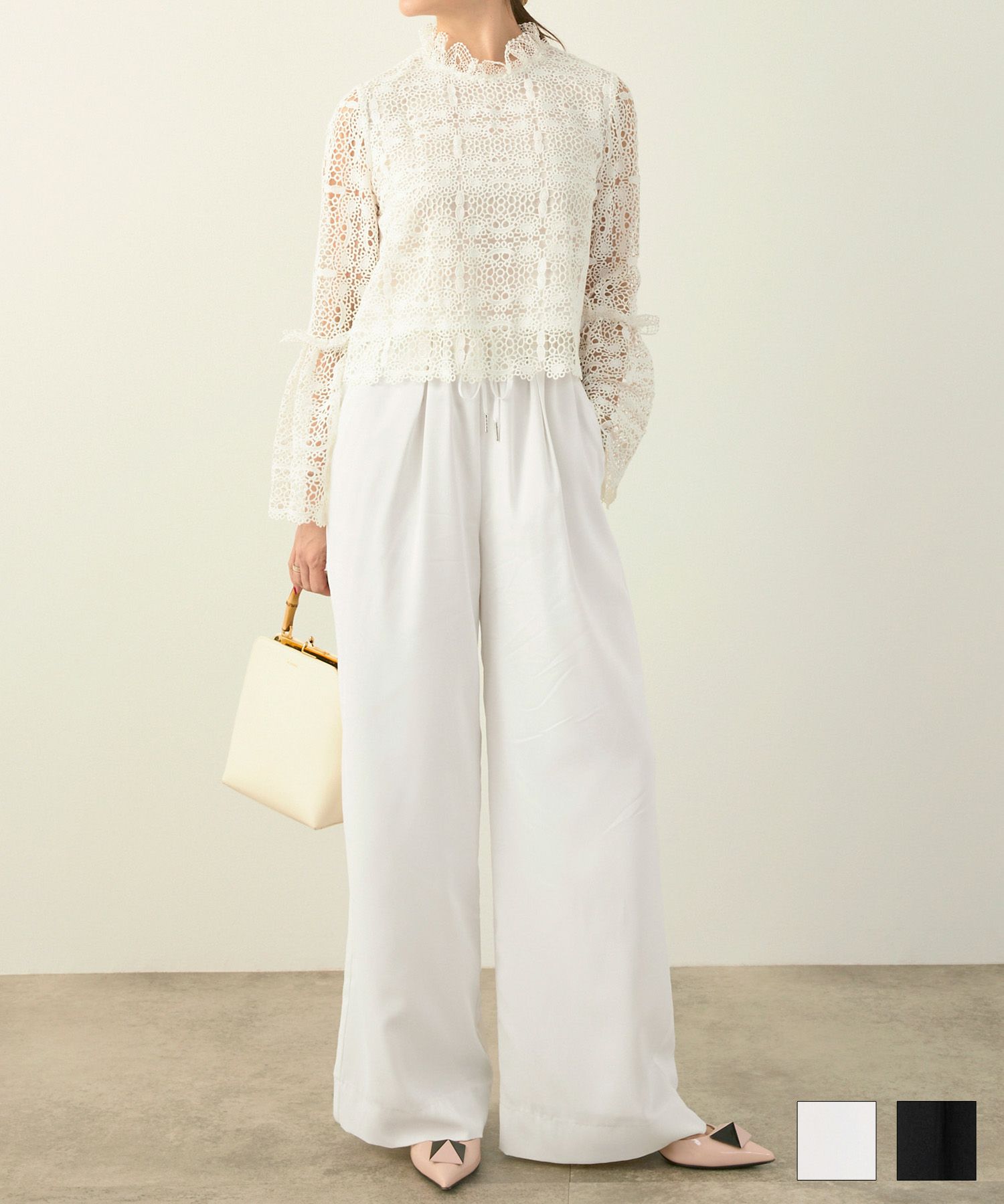 とろみワイドパンツLiala×PG