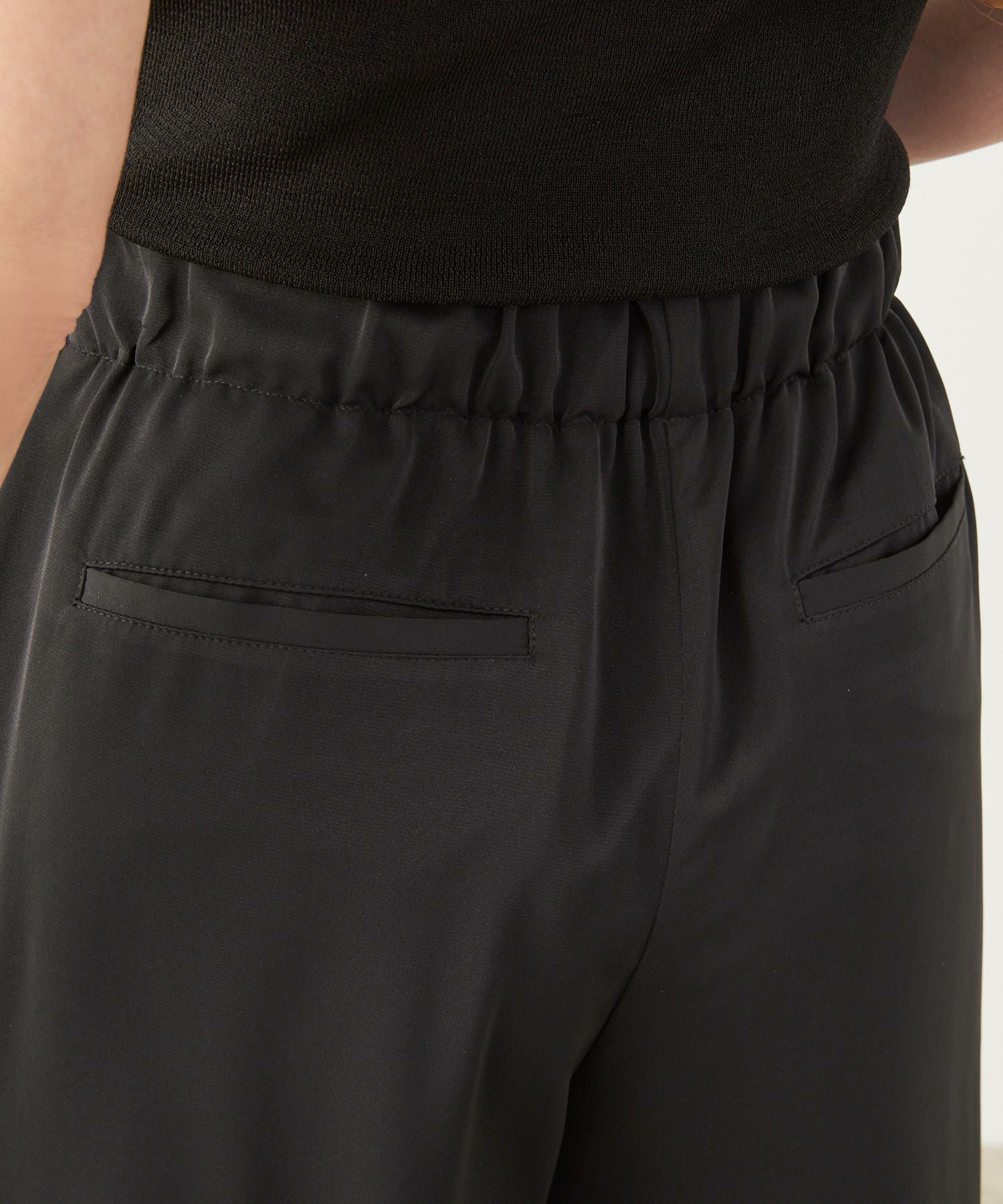 手洗い可かわいい上品きれいめ大人カジュアルオフィスフォーマルロング美脚ドロストジョイントスペース