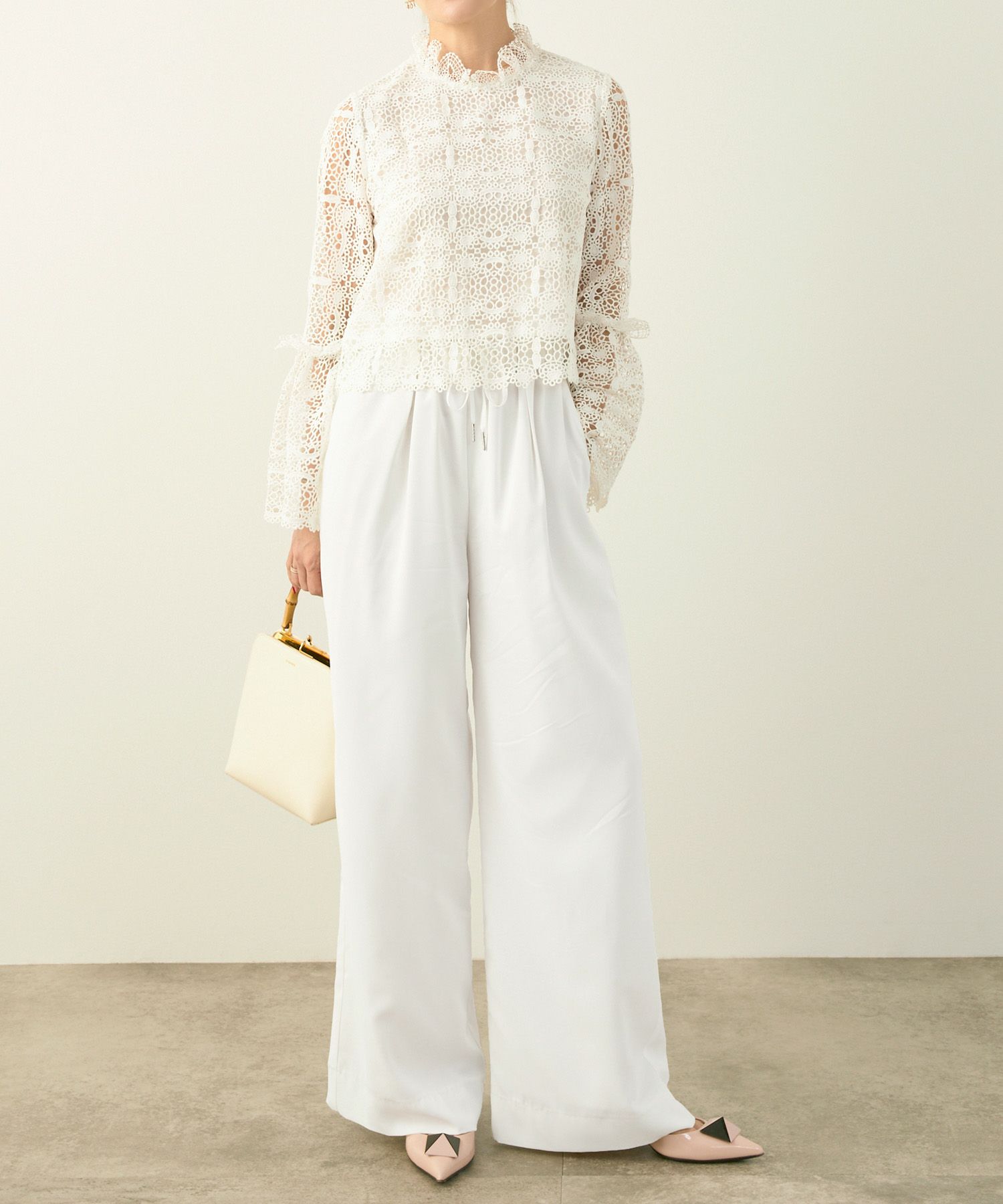 手洗い可かわいい上品きれいめ大人カジュアルオフィスフォーマルロング美脚ドロストジョイントスペース