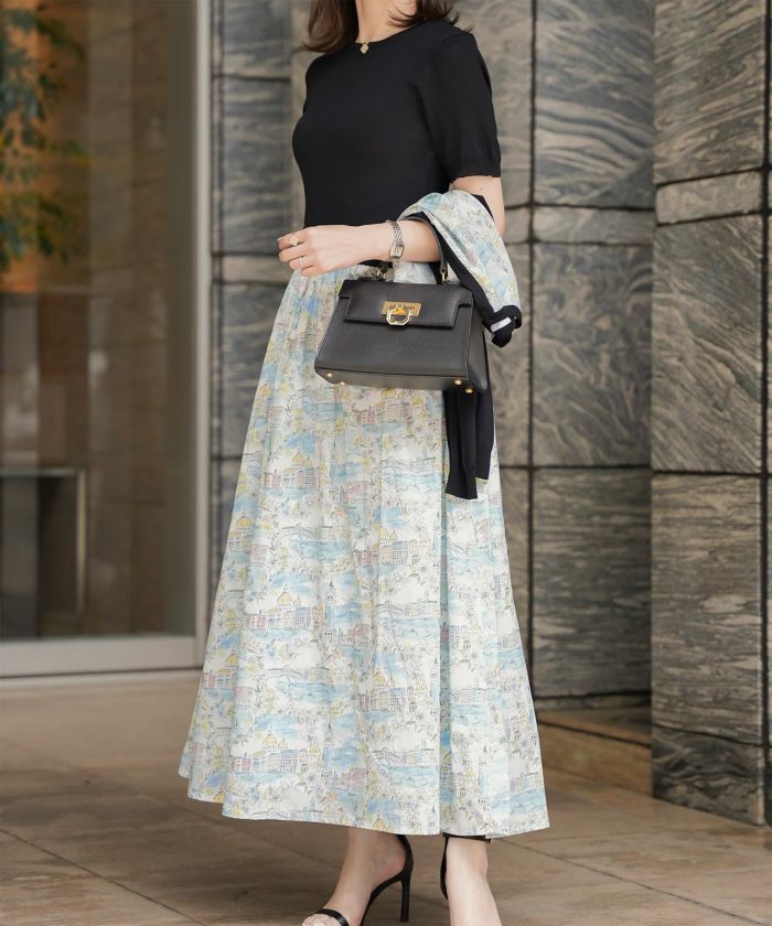 ドッキング ワンピース Made with Liberty Fabric HUIT 全3色｜hit321