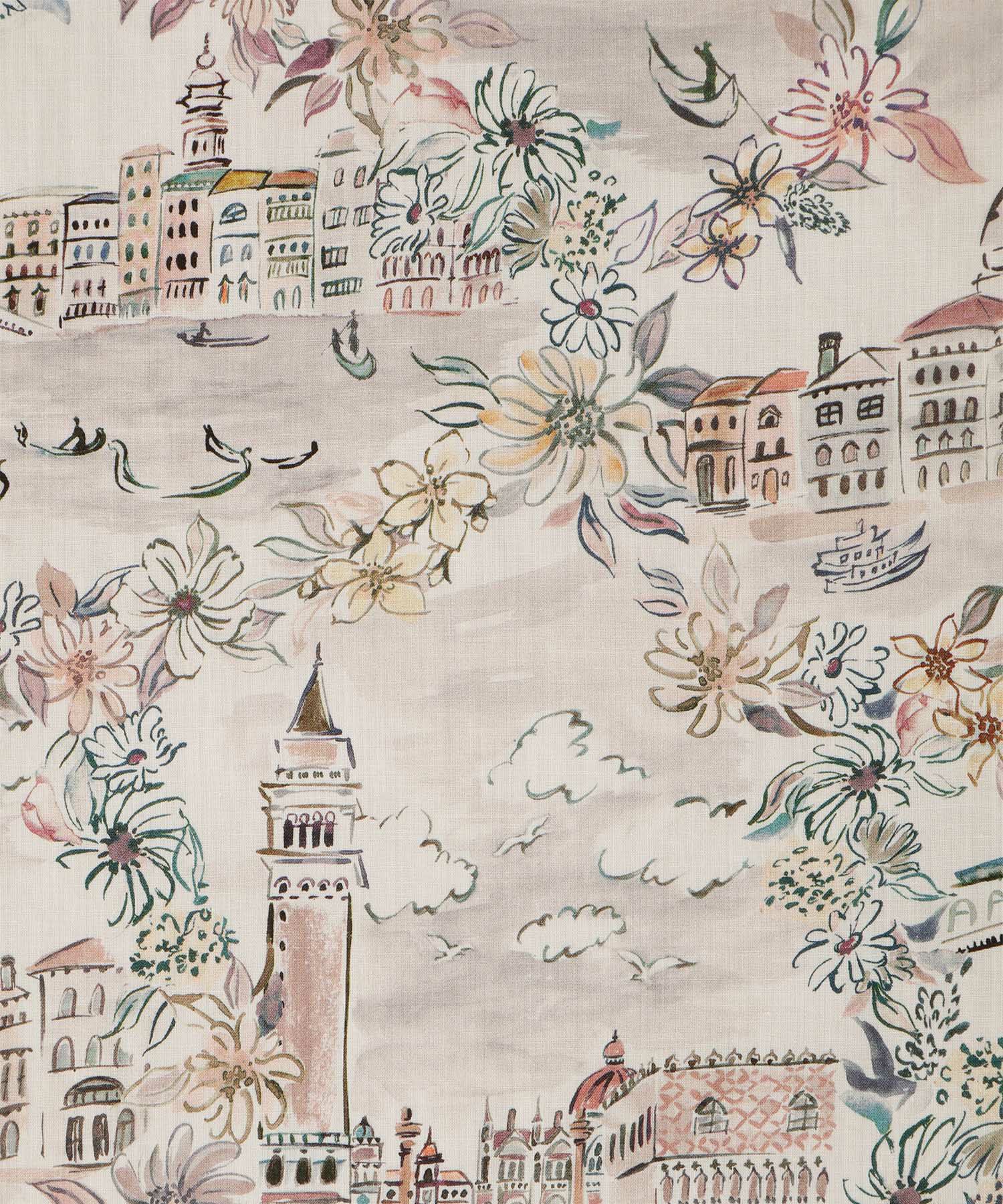 レディース ドッキングワンピース  サマーニット リバティ柄 半袖 きれいめ 上品 洗える チャコール ブラウン ブラック S M