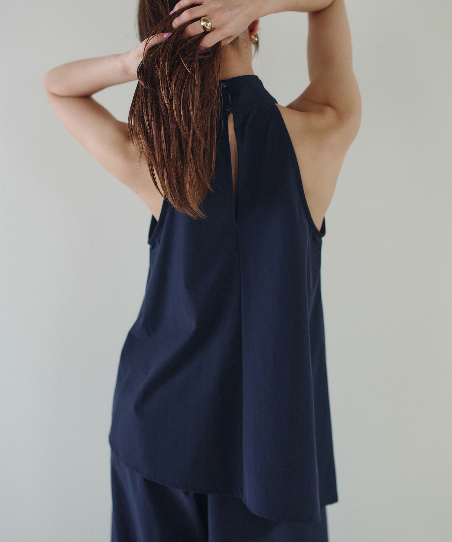 ホルター アシンメトリー ブラウス KINO THE KEI