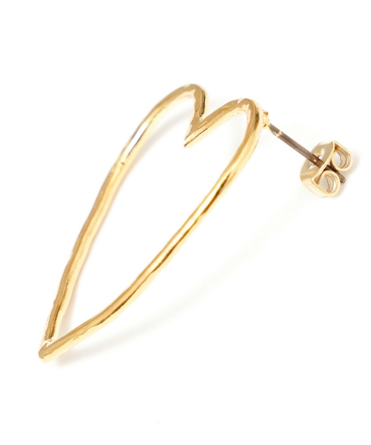 ハート フレーム ピアス イヤリング Heart Flame Pierce Earring