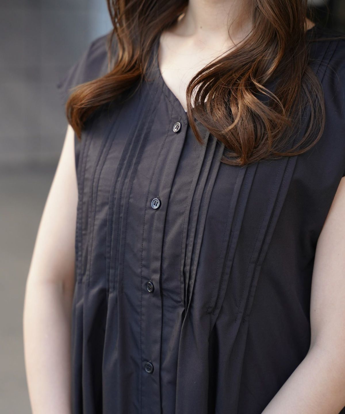 セレクトレディースワンピースロング春夏秋半袖袖なしシャツ素材かわいい洗える白黒ジョイントスペース