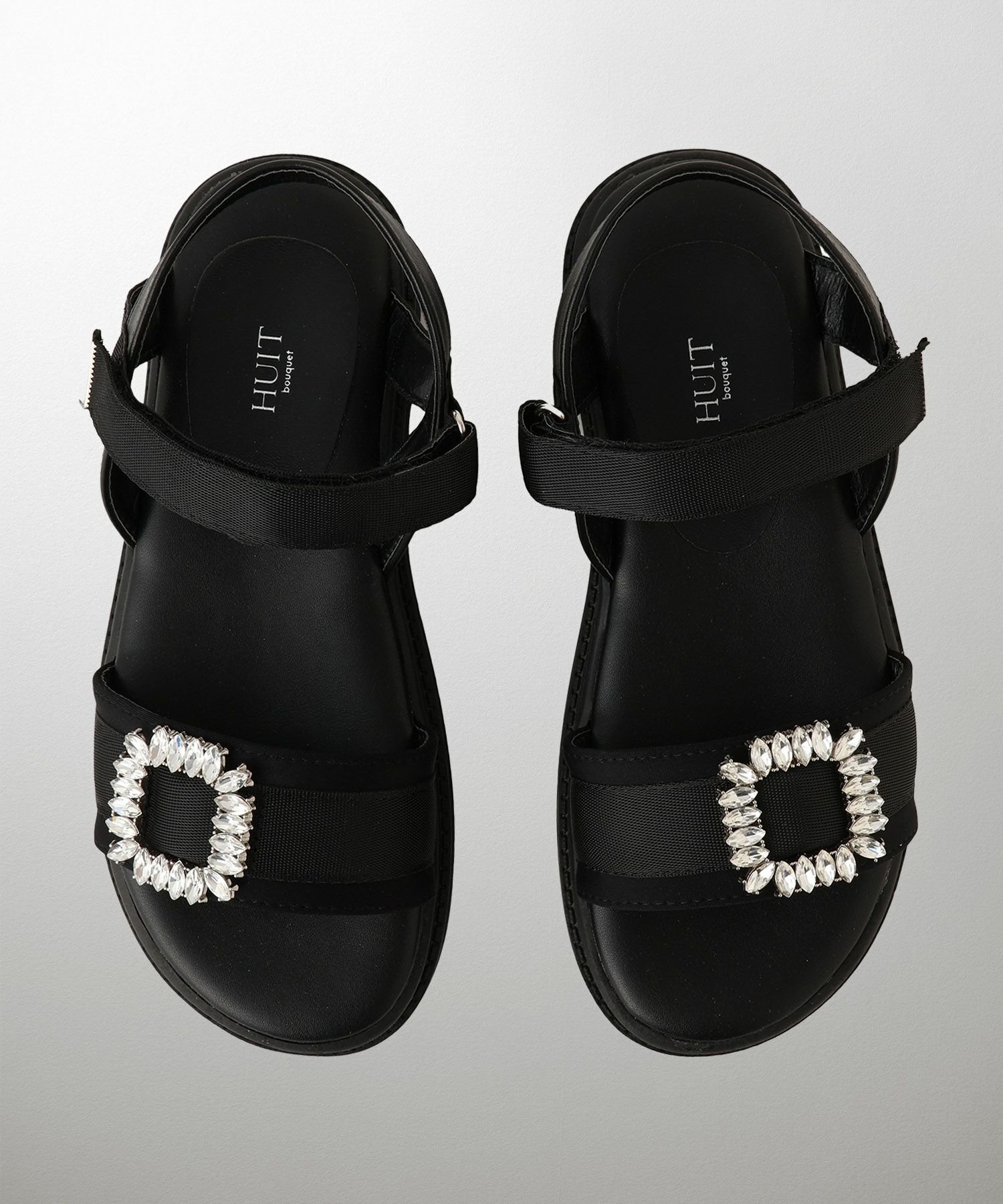 セレクト サンダル スポーツサンダル 厚底 サテン 歩きやすい シルバー ベージュ ブラック S M L LL