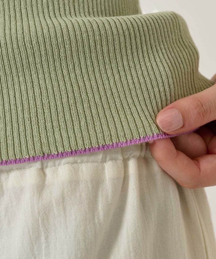 Tinaちゃん専用 ホルターネック リブトップス TINA：JOJUN 全2色｜tnj421-1070